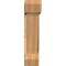 Ekena Millwork Traditional Slat Smooth Bracket w/ Offset Brace, Western Red Cedar, 7 1/2"W x 28"D x 32"H BKT0806X28X32TRA06SWR - alternate 2
